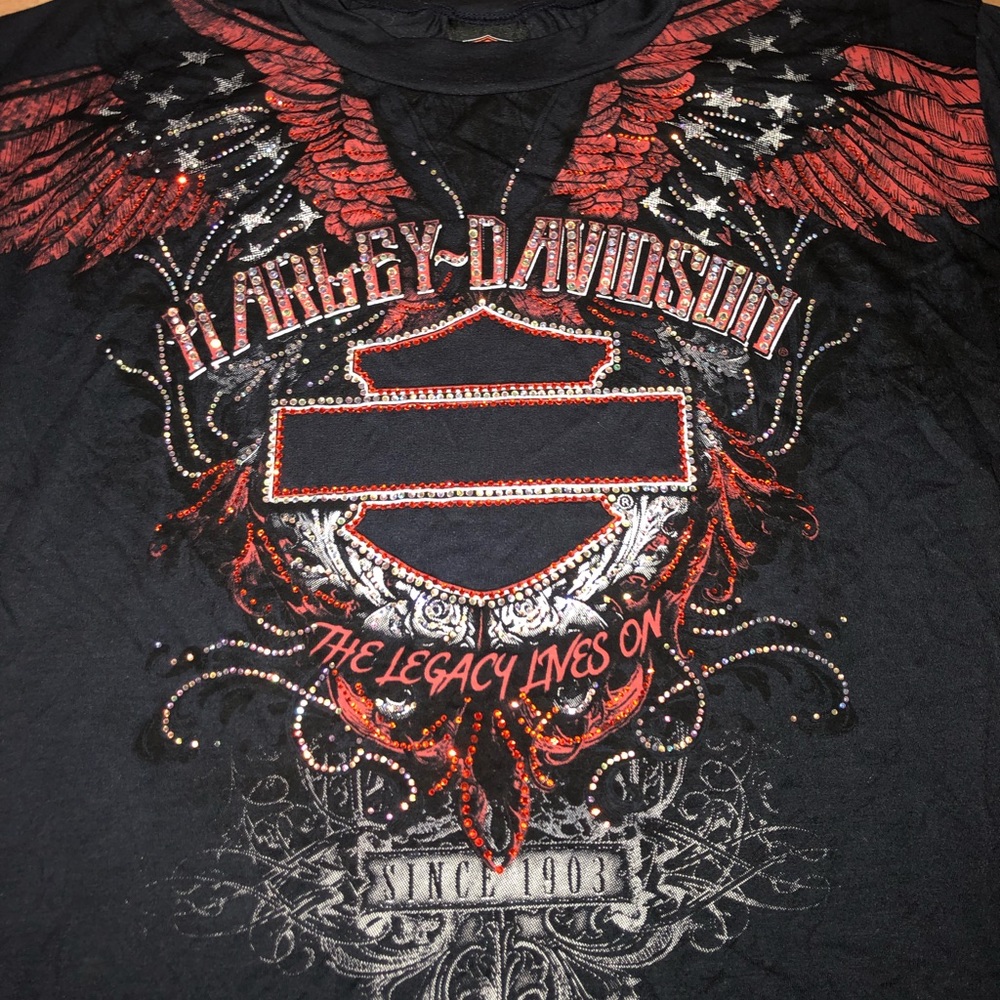 Navy Harley-Davidson T-Shirt